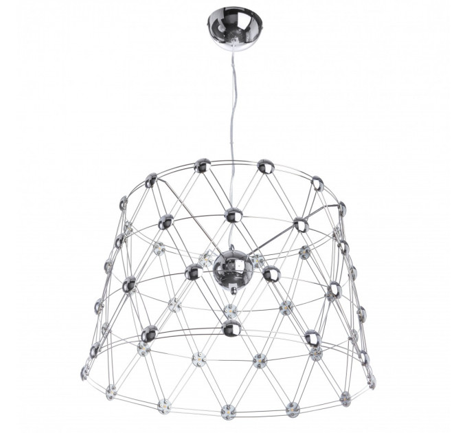 Подвесная LED-люстра Cristallino Divinare хром 1608/02 Sp-48