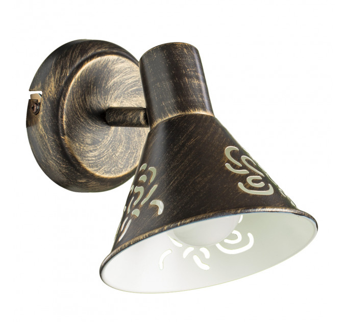Спот Cono Arte Lamp 1*40W Е14 коричневый A5218AP-1BR