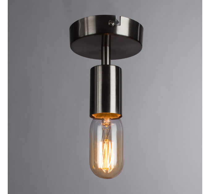 Накладной светильник Fuori Arte Lamp 1*60W Е27 серебро A9184PL-1SS