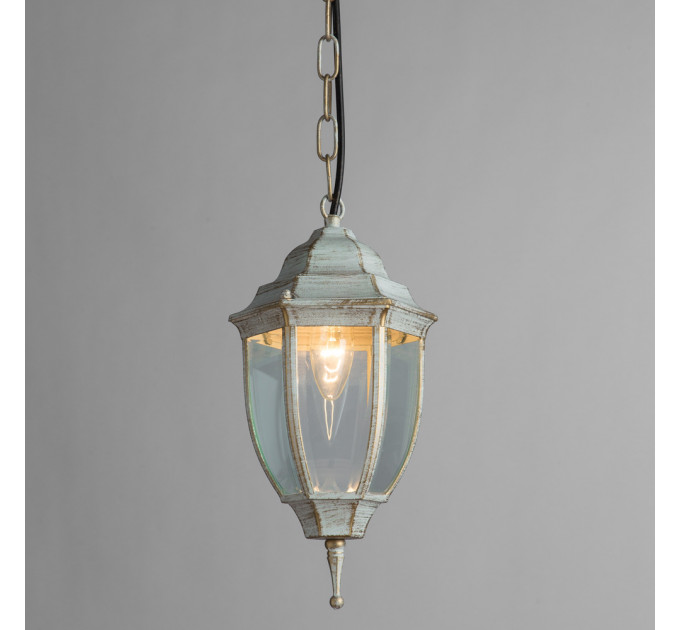 Подвесной уличный светильник Pegasus Arte Lamp белый A3151SO-1WG