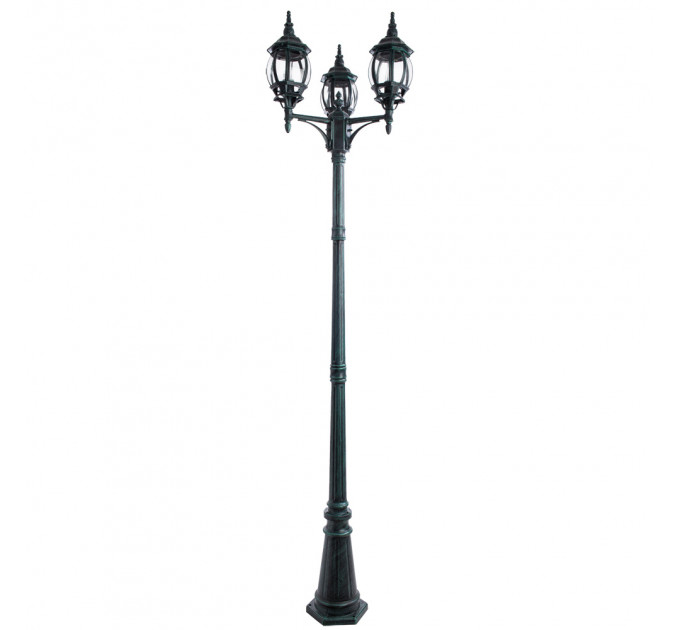 Уличный светильник Atlanta Arte Lamp 3*75W Е27 медный A1047PA-3BG