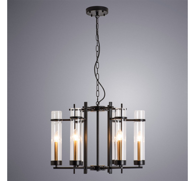 Подвесная люстра Hugo Arte Lamp A1688LM-6BK