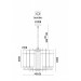Подвесная люстра Hugo Arte Lamp A1688LM-6BK