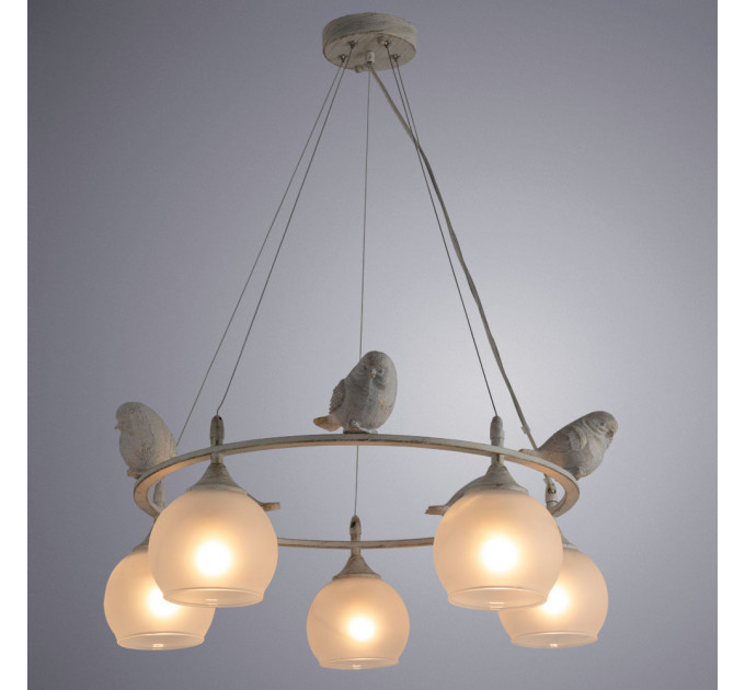 Подвесная люстра Gemelli Arte Lamp 5*60W Е27 A2150SP-5WG