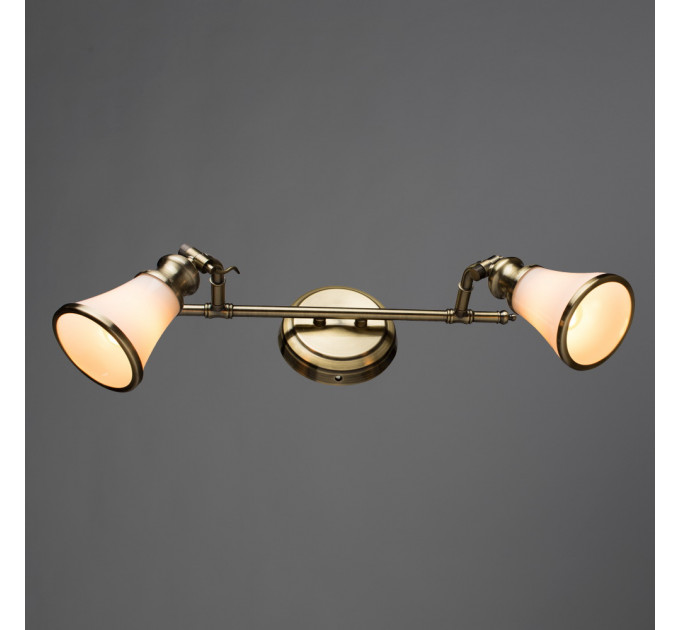 Спот Vento Arte Lamp 2*40W Е14 бронза A9231AP-2AB