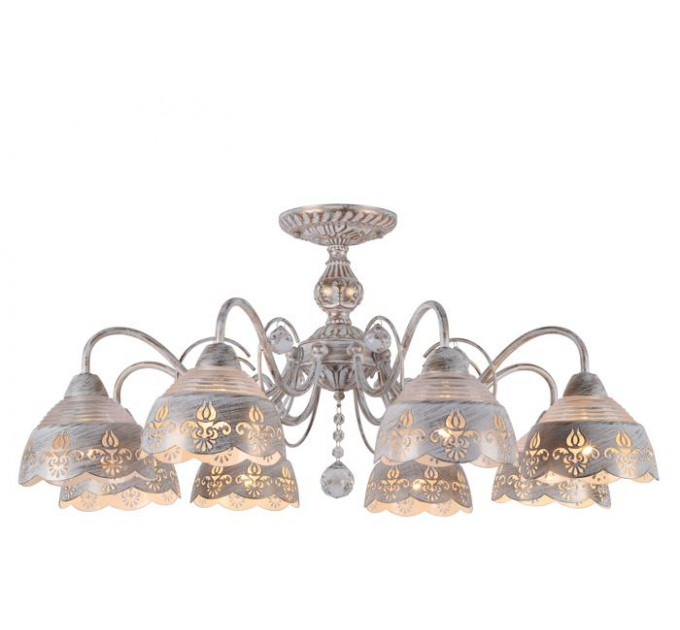 Потолочная люстра Sicilia Arte Lamp 8*40W Е14 A9106PL-8WG