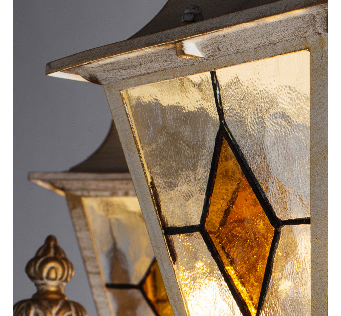 Уличный светильник Berlin Arte Lamp 3*75W Е27 белый A1017PA-3WG