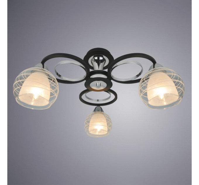 Потолочная люстра Ginevra Arte Lamp 3*40W Е14 A1604PL-3BK