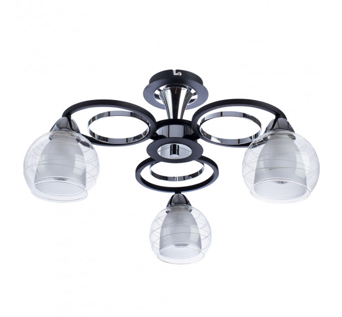 Потолочная люстра Ginevra Arte Lamp 3*40W Е14 A1604PL-3BK