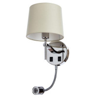 Настенное бра Soprano Divinare 1*40W Е14 +LED 1341/02 Ap-2