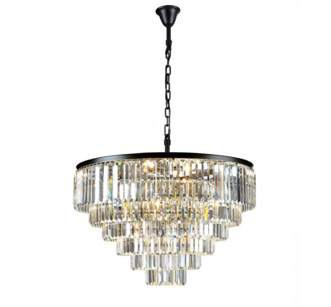 Подвесная люстра Nova Divinare 16*40W Е14 черный/золотистый 3001/01 Lm-16