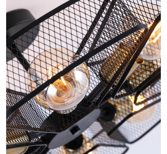 Потолочная люстра Arte Lamp MAASYM A7044PL-8BK