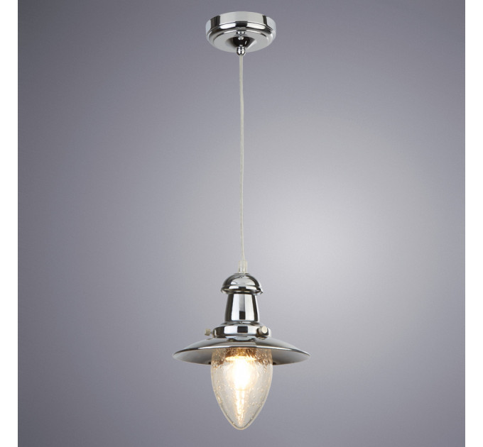 Подвес Fisherman Arte Lamp 1*60W Е27 хром A5518SP-1CC
