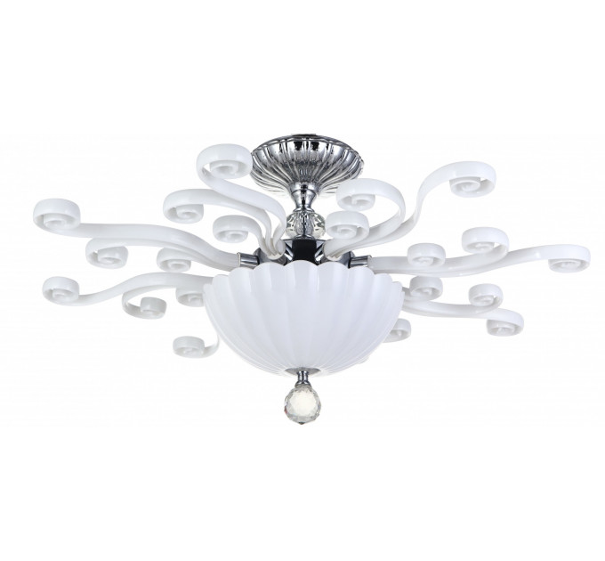 Потолочная люстра Albedo Divinare 3*40W Е14 белый 8819/03 Pl-3