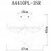 Потолочная люстра Schelenberg Arte Lamp A4410PL-3SR