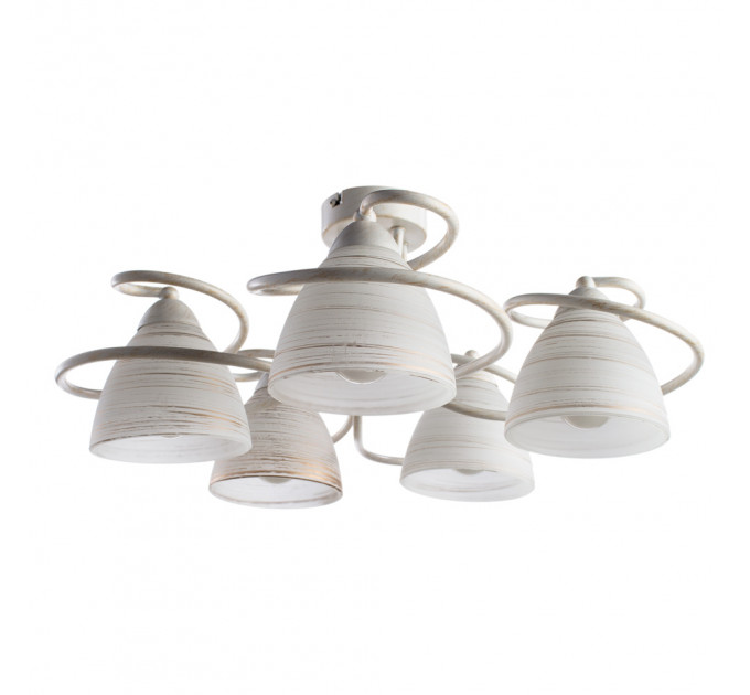 Потолочная люстра Fabia Arte Lamp 5*40W Е14 A1565PL-5WG