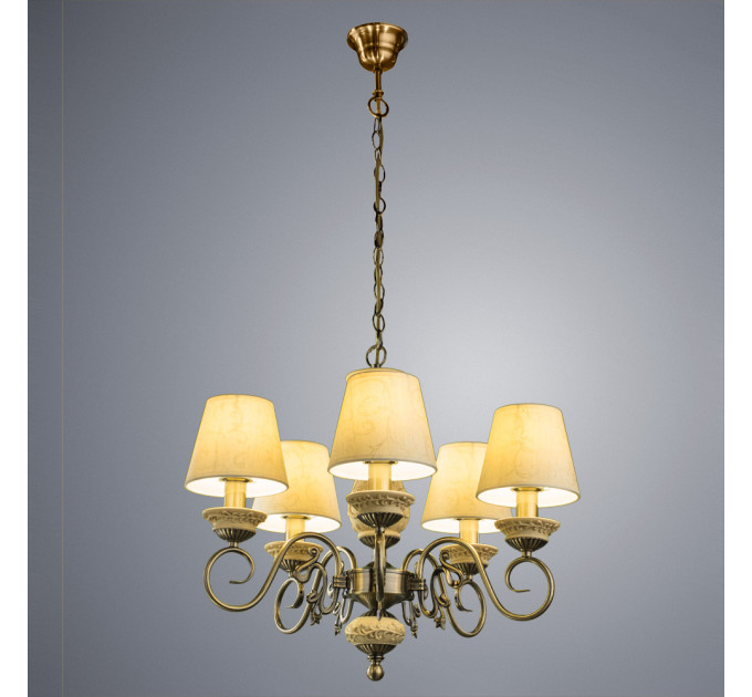 Подвесная люстра Ivory Arte Lamp A9070LM-5AB