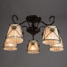 Потолочная люстра Fortuna Arte Lamp 5*60W Е14 A5495PL-5BR