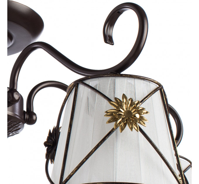 Потолочная люстра Fortuna Arte Lamp 5*60W Е14 A5495PL-5BR