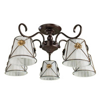 Потолочная люстра Fortuna Arte Lamp 5*60W Е14 A5495PL-5BR