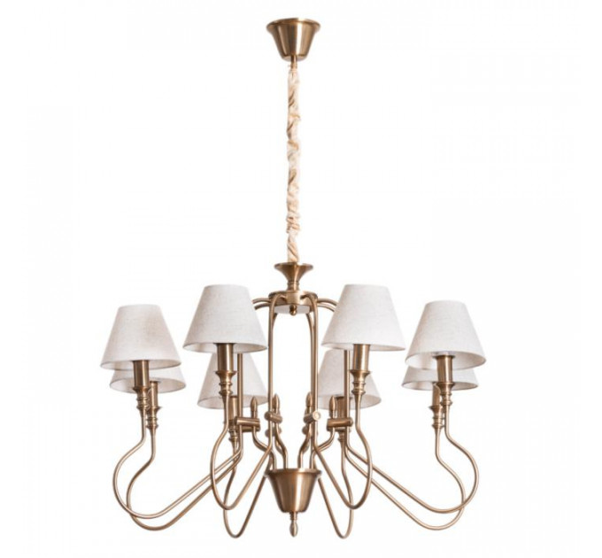 Подвесная люстра Agio Arte Lamp 8*40W Е14 A6086LM-8PB