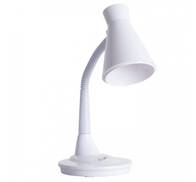 Настольная лампа Desk Arte Lamp белая A2007LT-1WH
