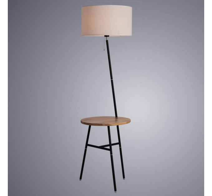 Торшер Combo Arte Lamp 1*60W Е27 белый A9202PN-1BK