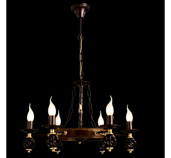 Подвесная люстра Cartwheel Arte Lamp 6х60W Е14 A4550LM-6CK