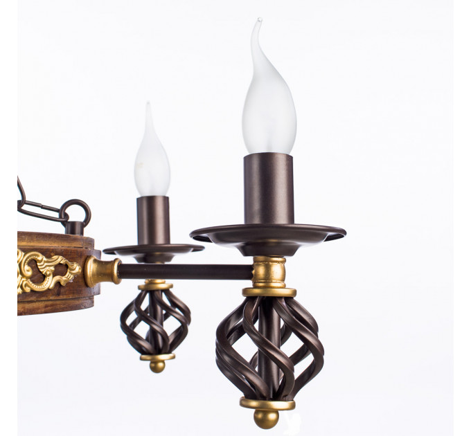 Подвесная люстра Cartwheel Arte Lamp 6х60W Е14 A4550LM-6CK