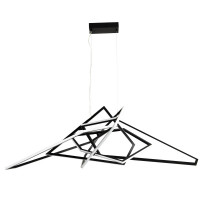 Подвесная люстра Picasso Divinare LED черный 1611/04 SP-1