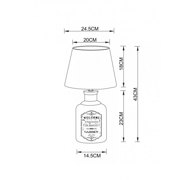 Интерьерная лампа Isola Arte Lamp A4272LT-1GY