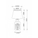 Интерьерная лампа Isola Arte Lamp A4272LT-1GY