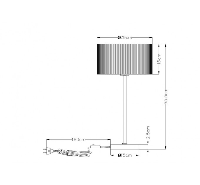 Настольная лампа Mallorca Arte Lamp A1021LT-1SS