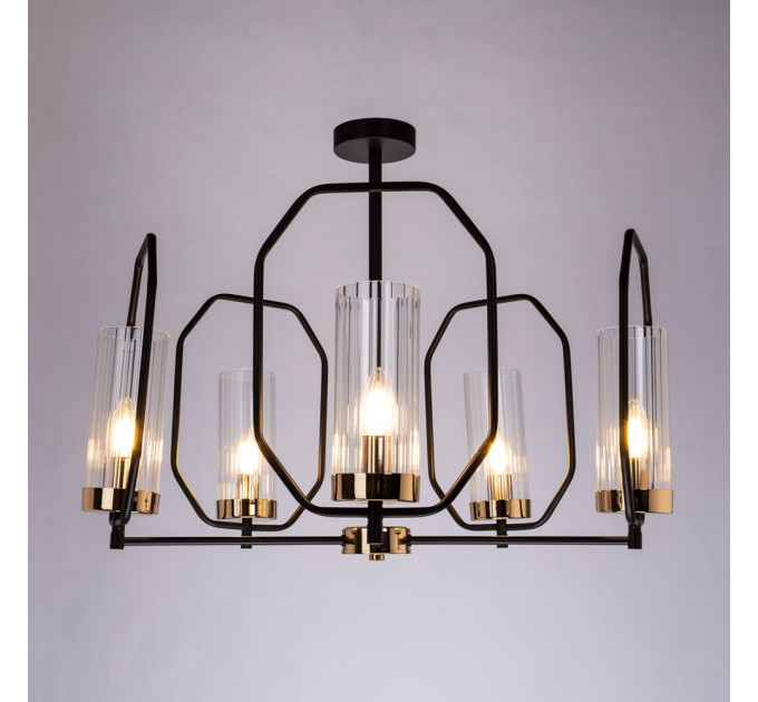 Потолочная люстра Celaeno Arte Lamp A7004PL-5BK