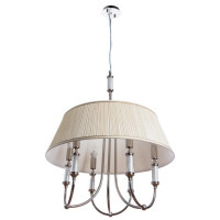 Подвесная люстра Eleganza Divinare 6*40W Е14 бежевый 1167/01 Sp-6