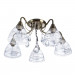 Потолочная люстра Rugiada Arte Lamp 5*60W Е14 A1658PL-5AB