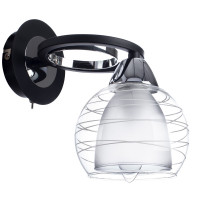 Настенное бра Ginevra Arte Lamp 1*40W Е14 A1604AP-1BK