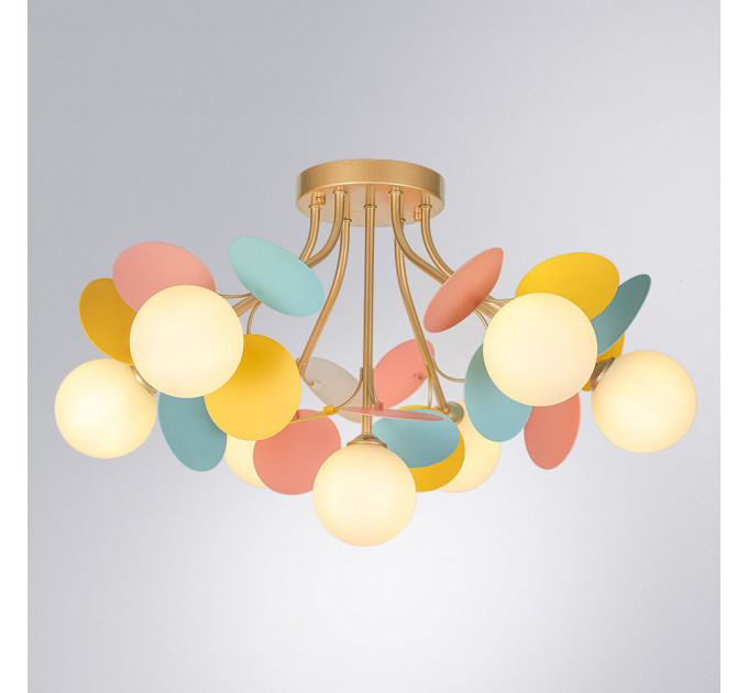 Потолочная люстра Arte Lamp PEACOCK A1369PL-7MD