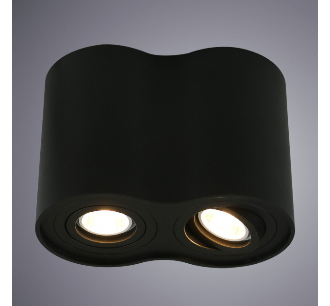 Накладной светильник Arte Lamp Falcon 2*50W GU10 черный  A5644PL-2BK