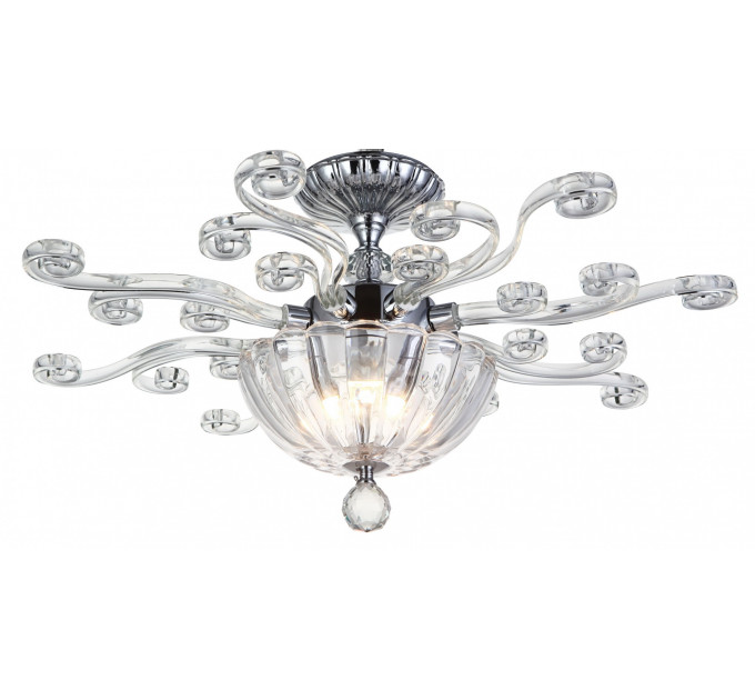 Потолочная люстра Albedo Divinare 3*40W Е14 хром 8819/02 Pl-3