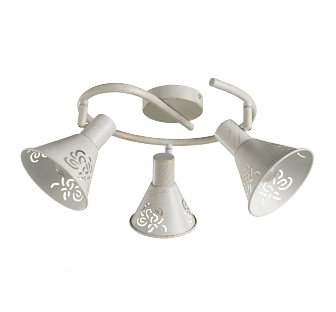 Потолочный светильник Cono Arte Lamp 3*40W Е14 белый A5218PL-3WG