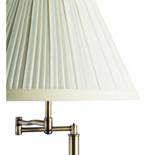 Торшер California Arte Lamp 1*60W Е27 бронза/белый A2872PN-1AB