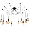 Подвесная люстра Fuori Arte Lamp 10*60W Е27 A9184SP-10BK