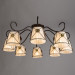 Потолочная люстра Fortuna Arte Lamp 8*60W Е14 A5495PL-8BR