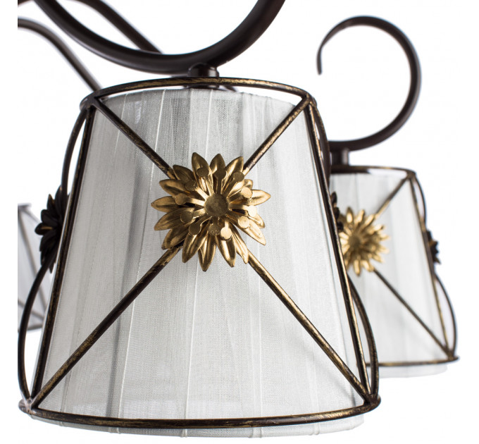Потолочная люстра Fortuna Arte Lamp 8*60W Е14 A5495PL-8BR