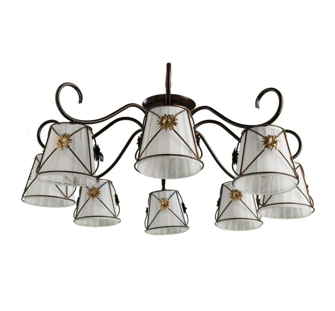 Потолочная люстра Fortuna Arte Lamp 8*60W Е14 A5495PL-8BR