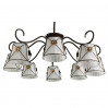 Потолочная люстра Fortuna Arte Lamp 8*60W Е14 A5495PL-8BR
