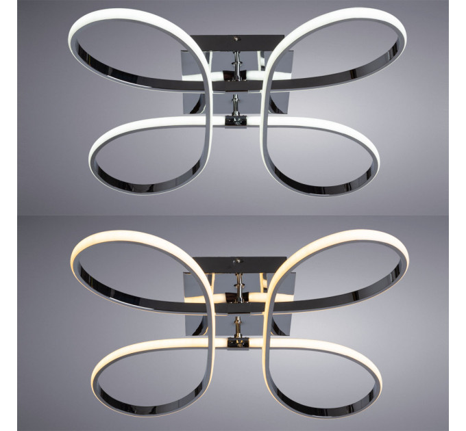 Потолочная люстра Diadema Arte Lamp LED 108W хром A2526PL-4CC