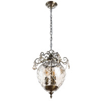 Подвесной светильник Reggia Divinare 3*60W Е14 латунь 1250/15 SP-3