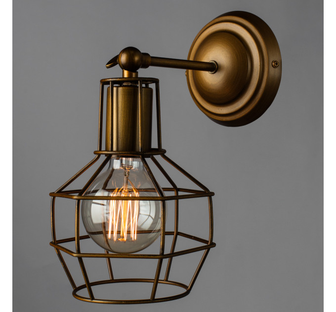 Настенное бра Interno Arte Lamp лофт бронза A9182AP-1BZ
